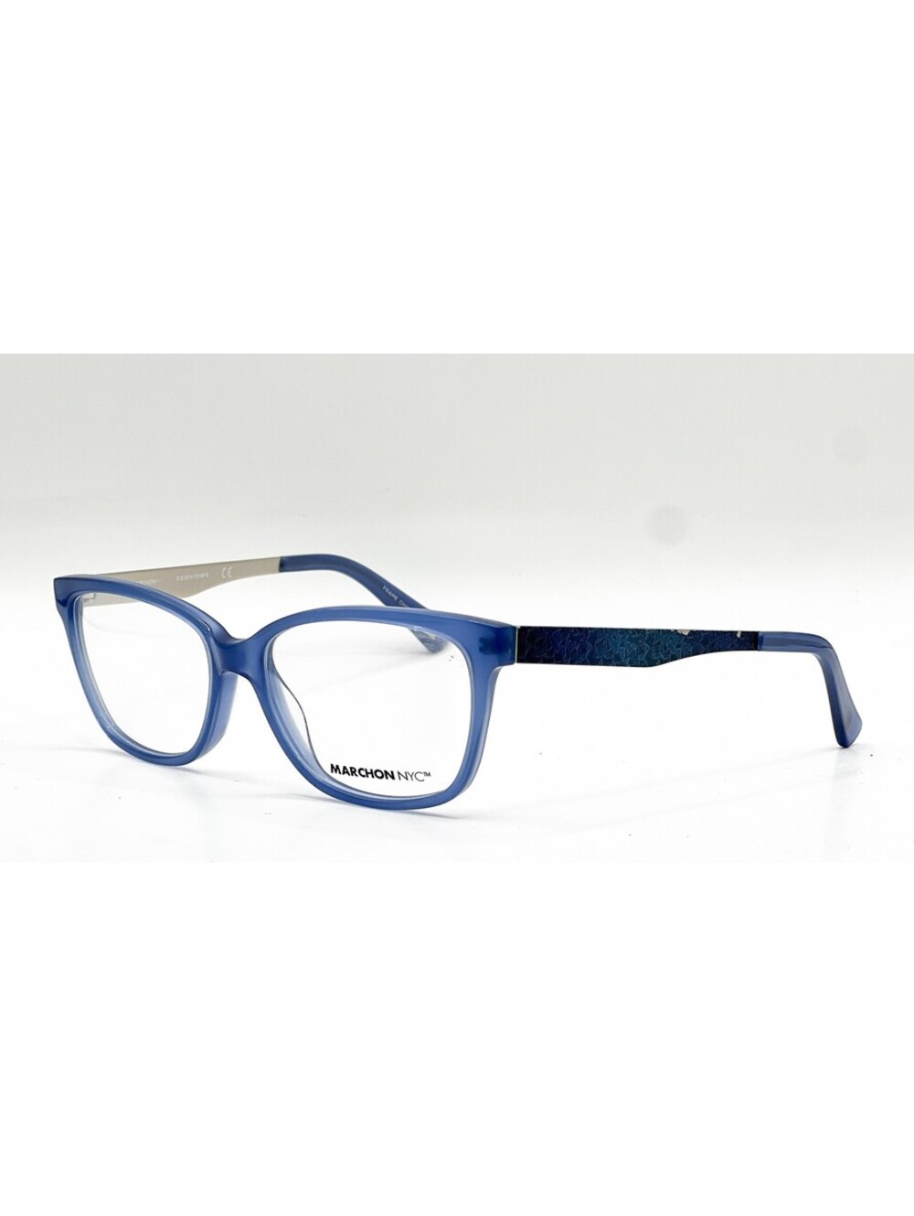 Marchon Nyc Orchid 412 Navy Authentic Eyeglasses 54-16-135